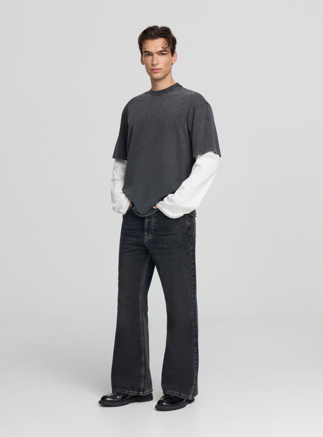 Jeans flare baggy