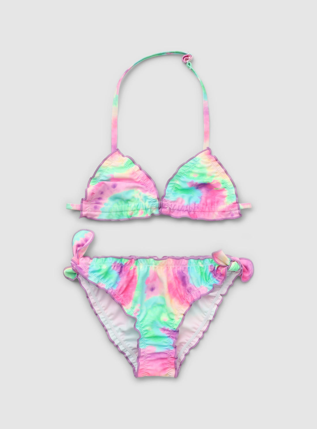 Set bikini triangolo fantasia sfumata