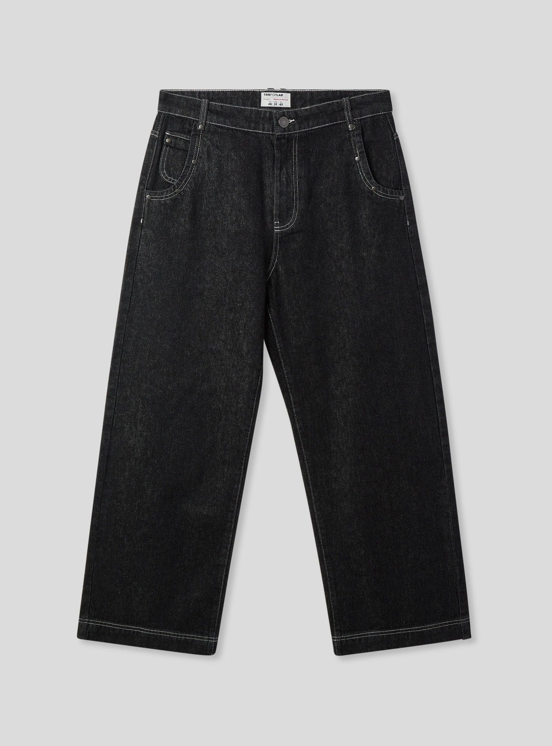 Jeans svasati con stampa TRNPOPLAB