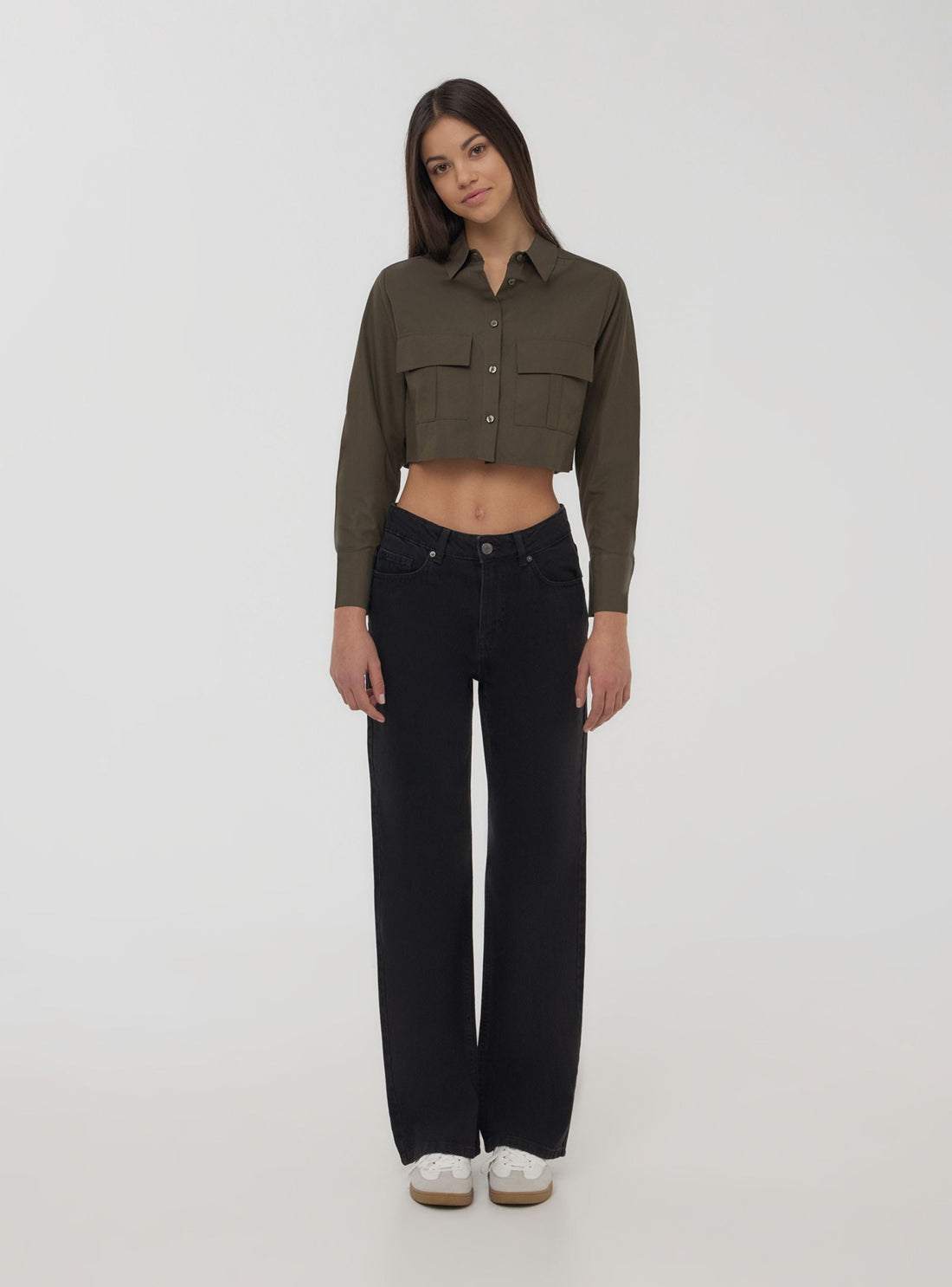 Jeans wide leg cinque tasche