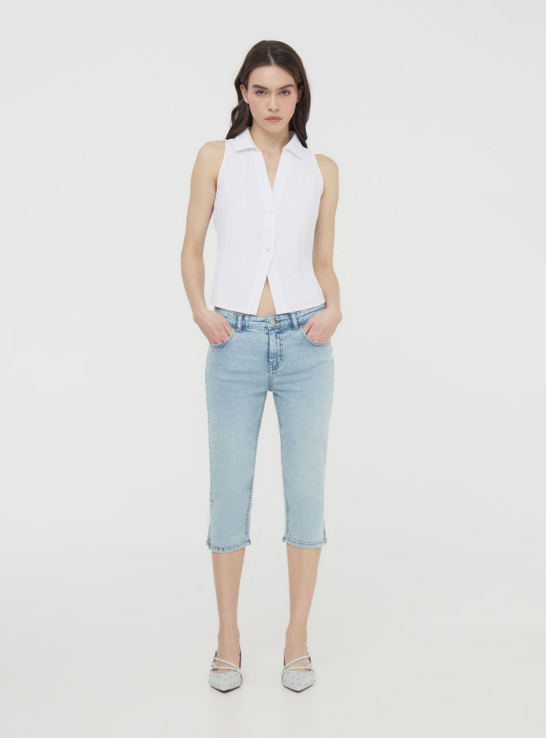 Jeans capri skinny
