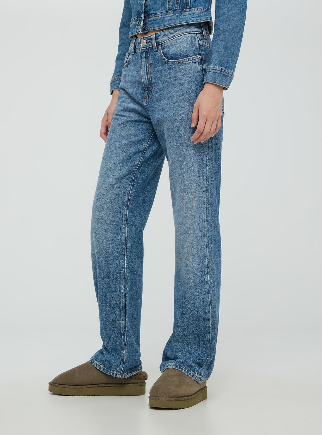 Jeans straight cinque tasche