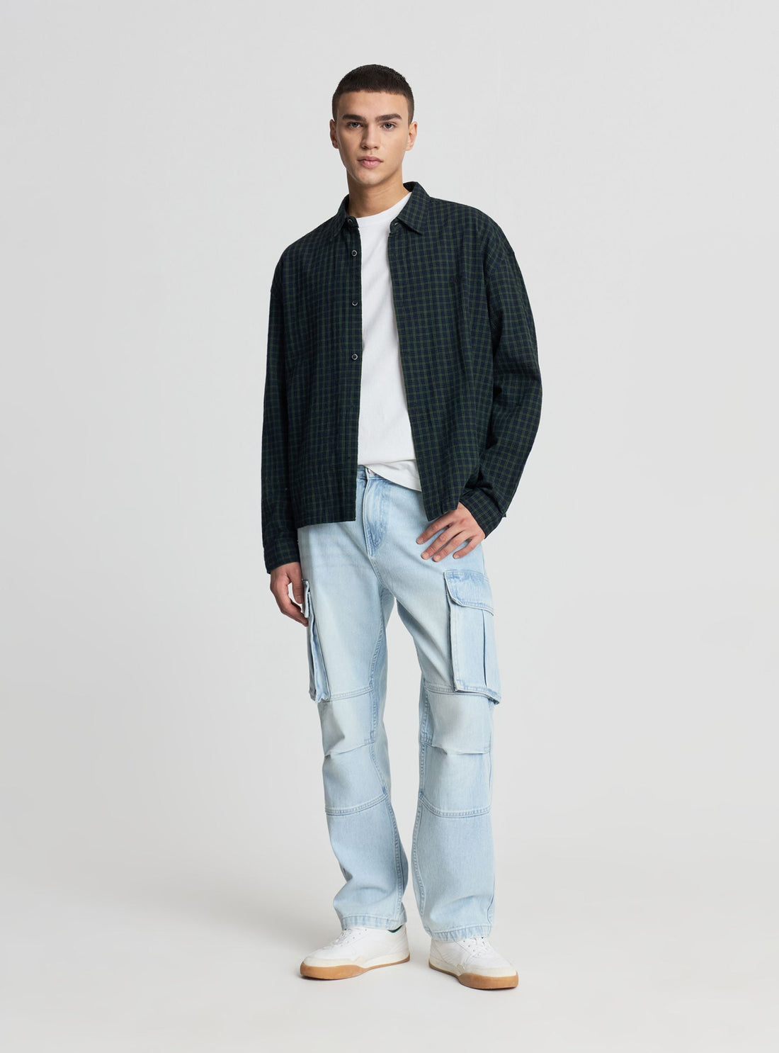 Jeans cargo oversize