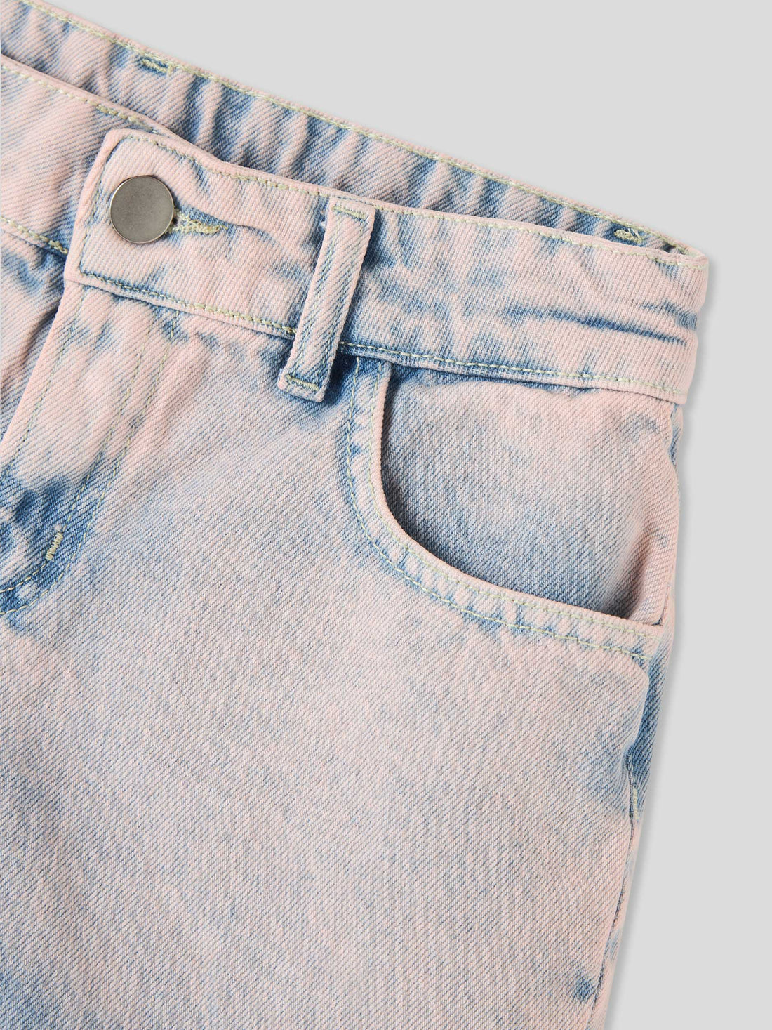 Shorts jeans effetto sfumato