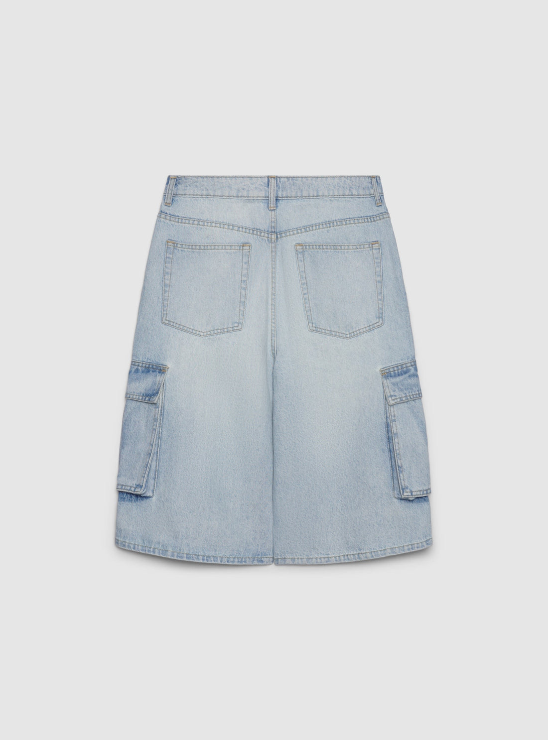 Pantaloncini cargo in denim