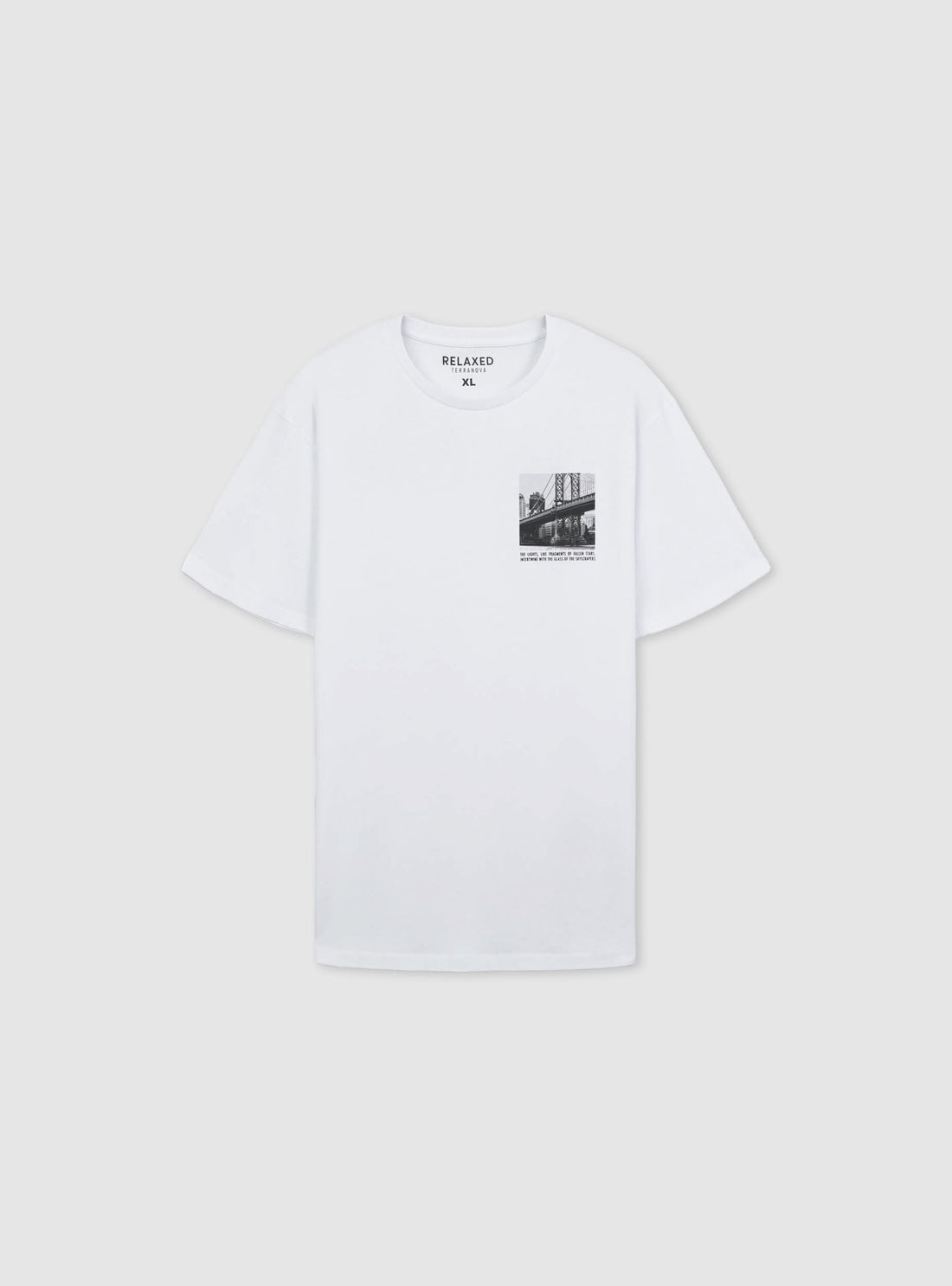 T-shirt stampa città fronte/retro