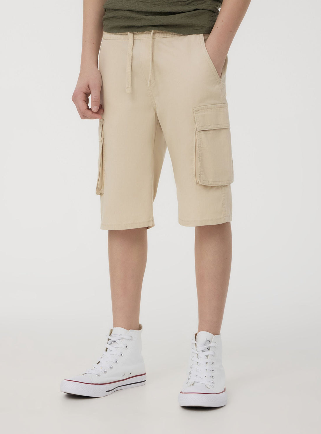 Pantaloncini cargo con coulisse