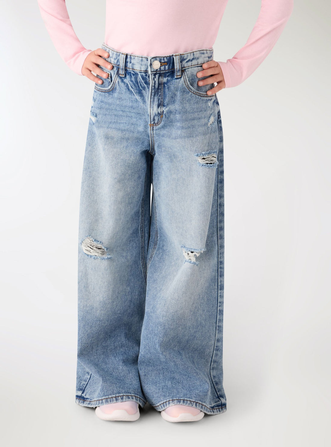 Jeans maxi con strappi
