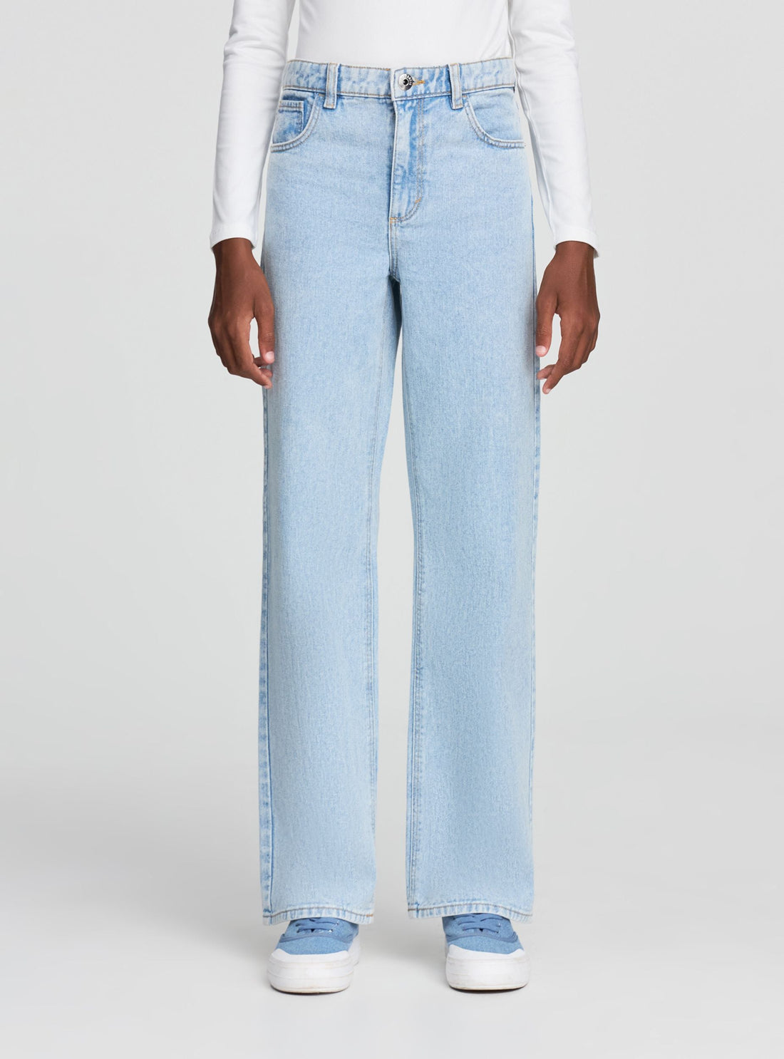 Jeans chiari wide leg