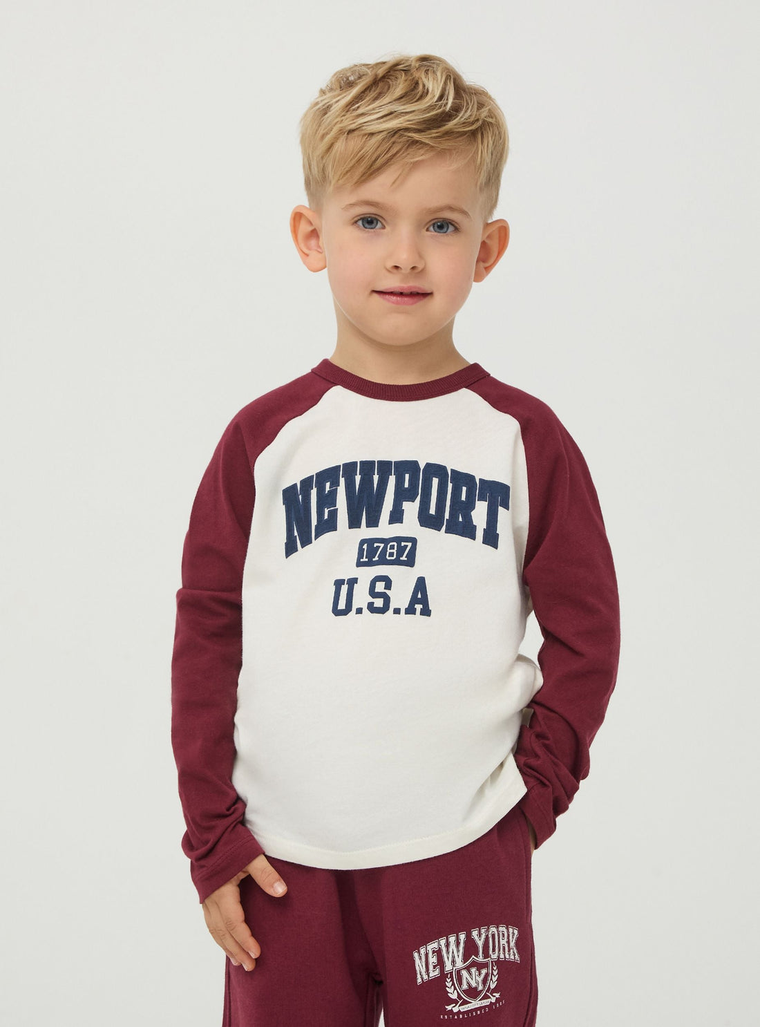 T-shirt sport bicolore