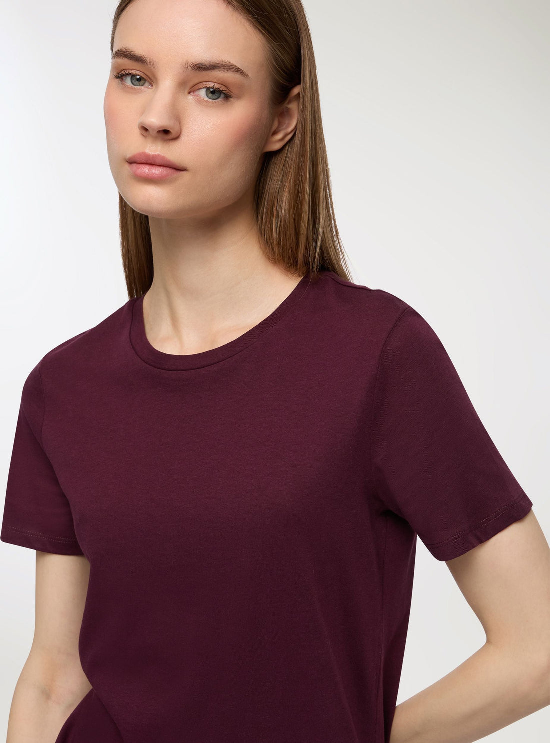 T-shirt basica a tinta unita