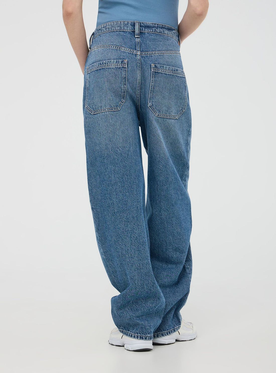 Jeans balloon acid wash