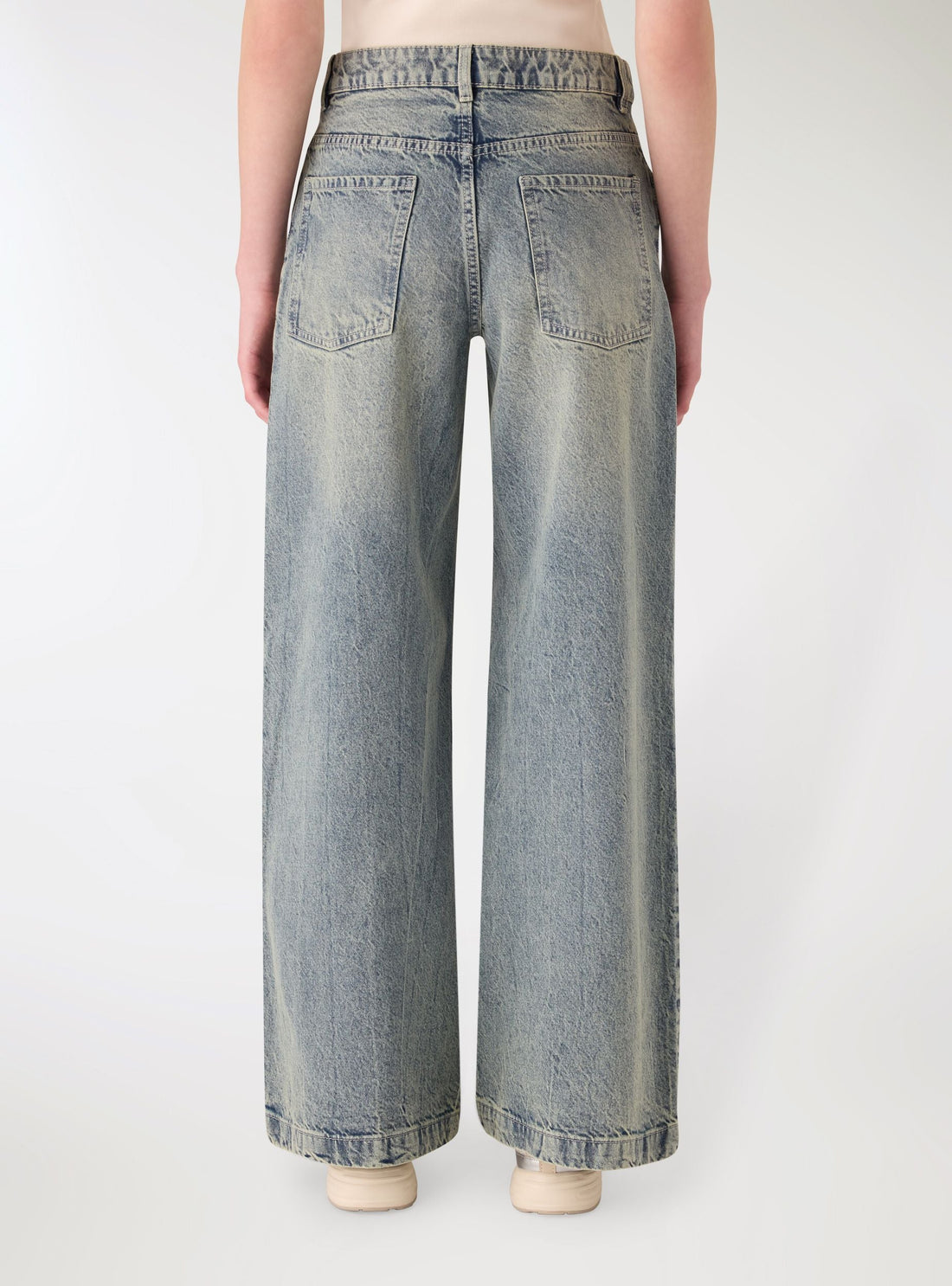 Jeans baggy vita bassa