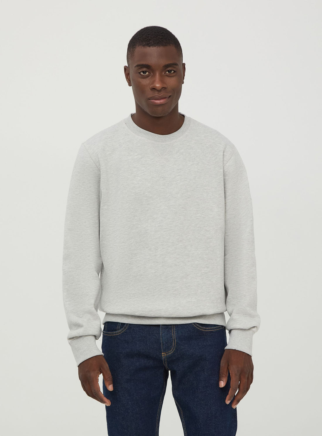 Felpa basic girocollo