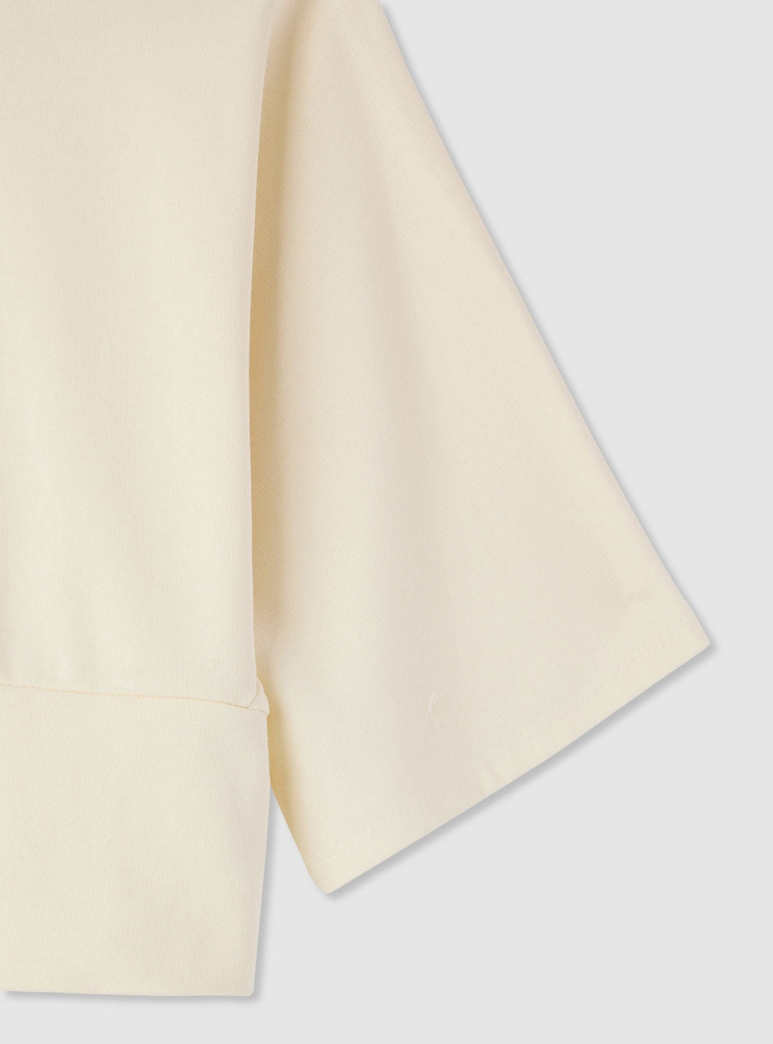 T-shirt over con fascia effetto corsetto