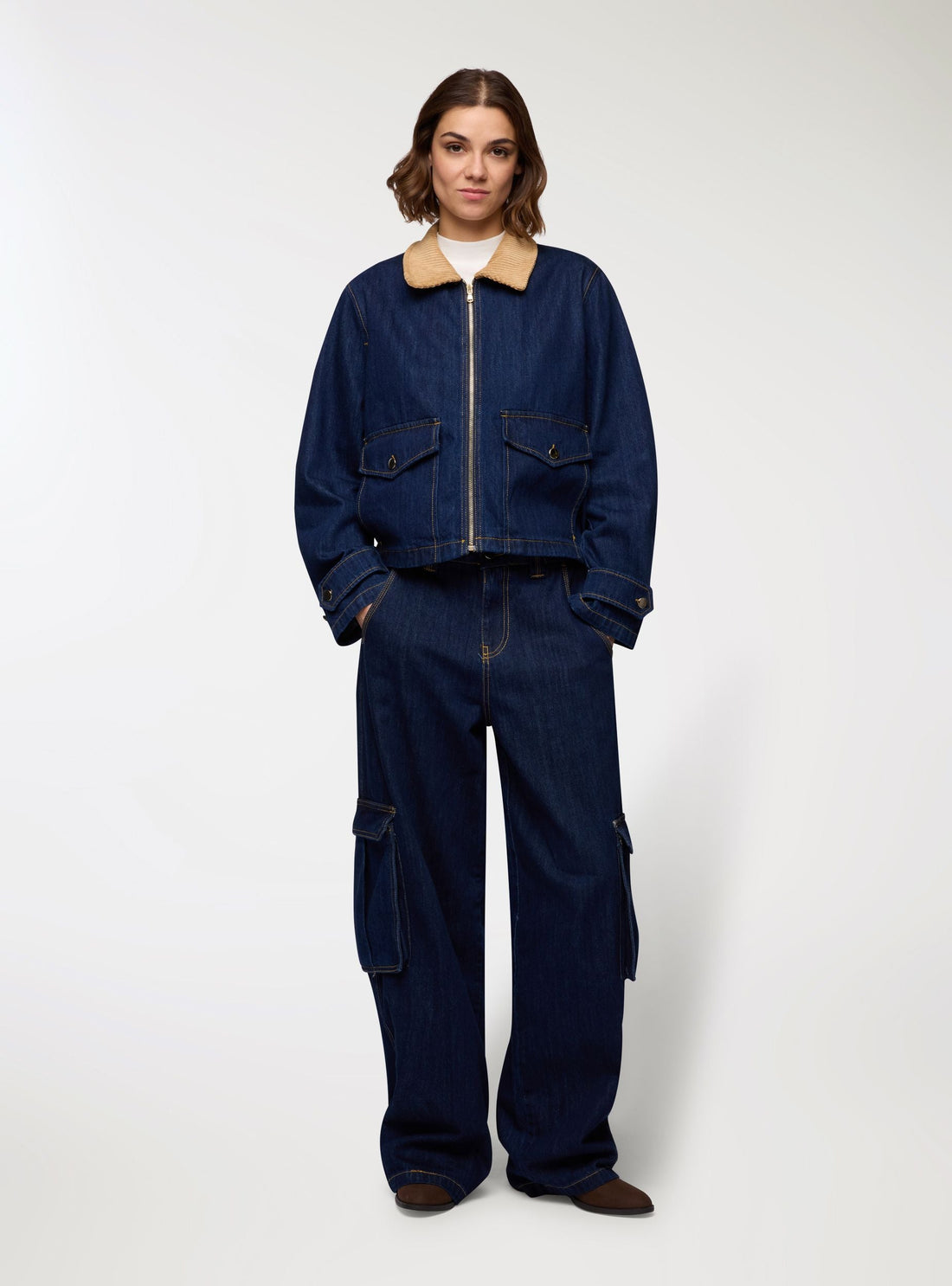 Jeans cargo balloon fit