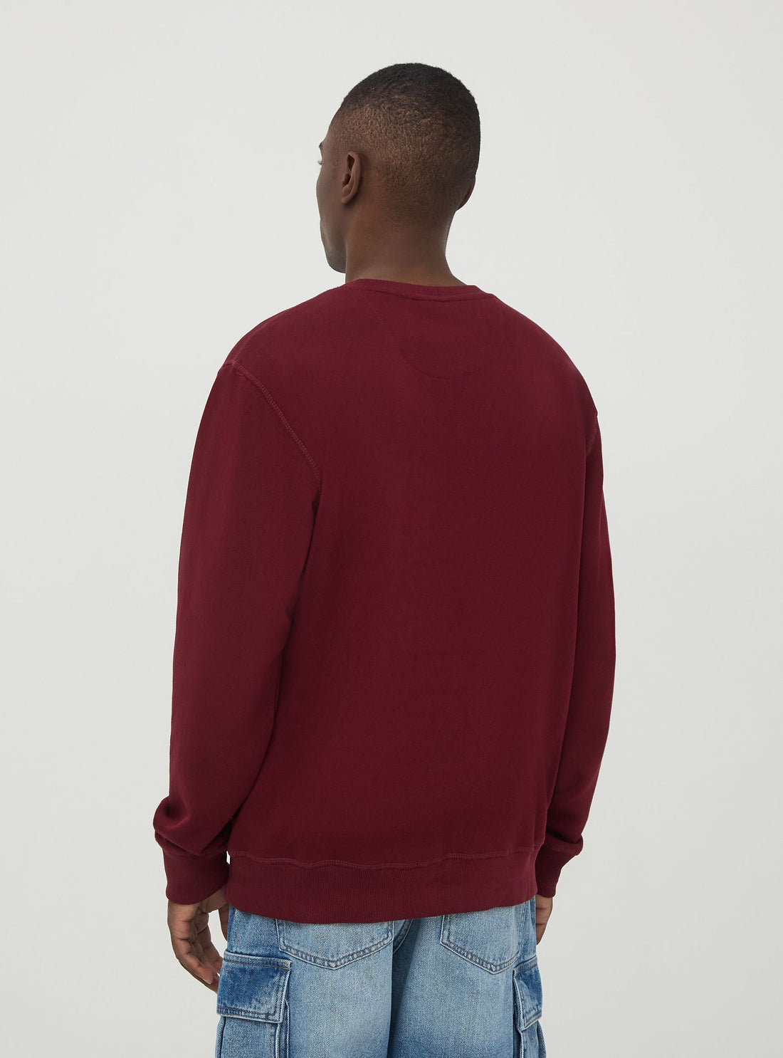 Felpa basic girocollo