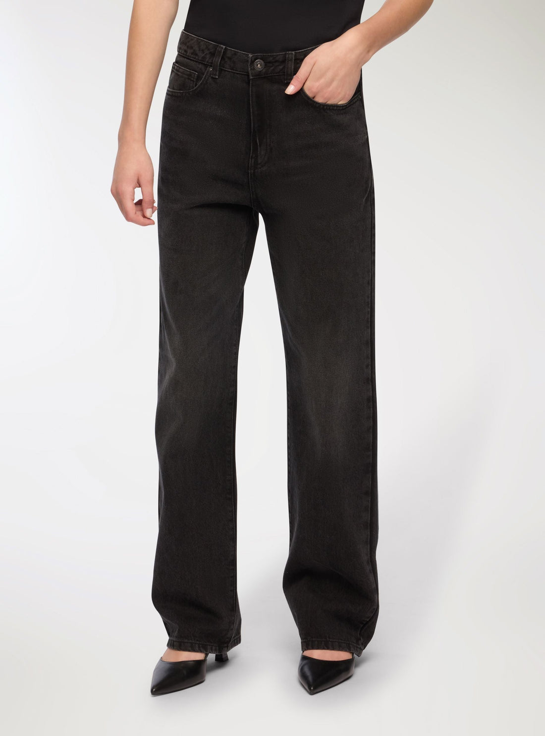 Jeans straight cinque tasche