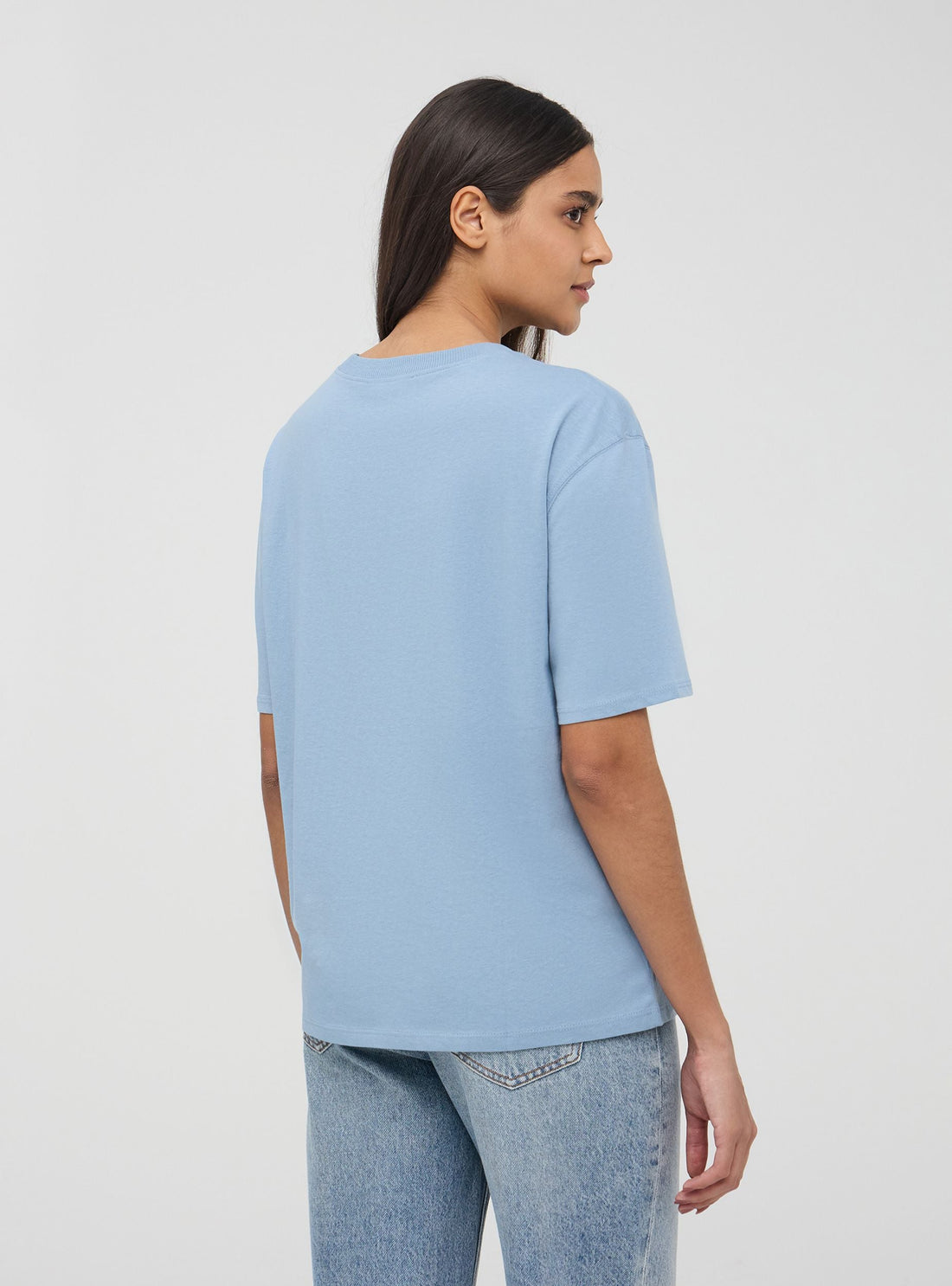 T-shirt oversize basic a tinta unita