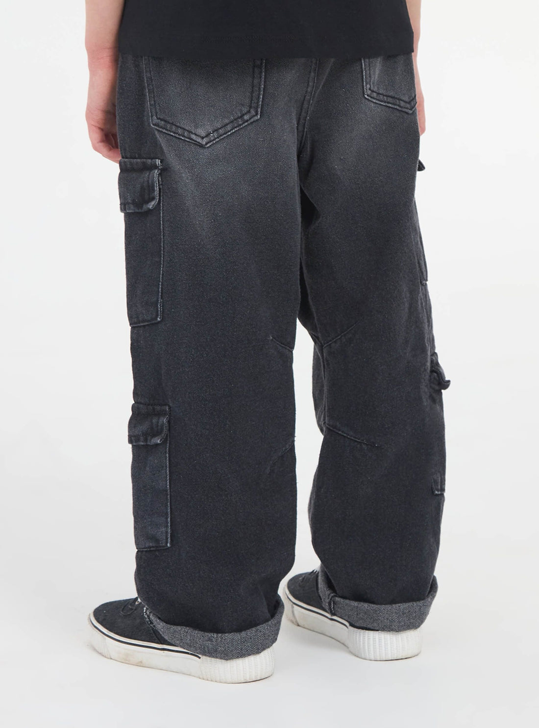 Jeans cargo scuro