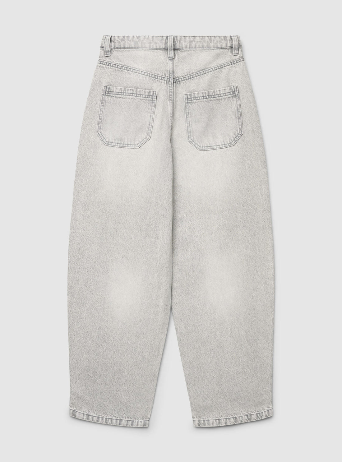 Jeans balloon a tinta unita