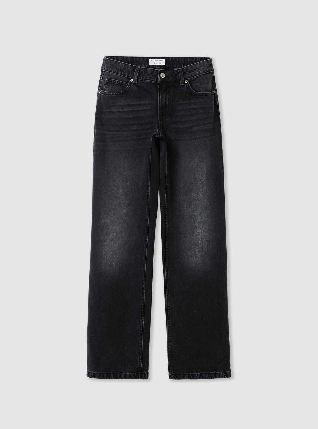 Jeans wide leg vita bassa