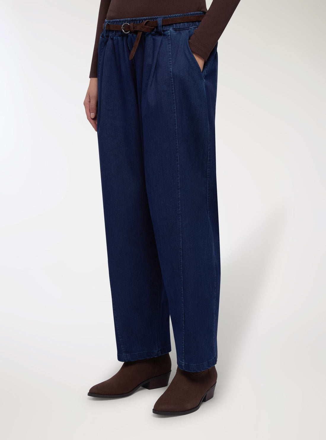 Jeans balloon con cintura