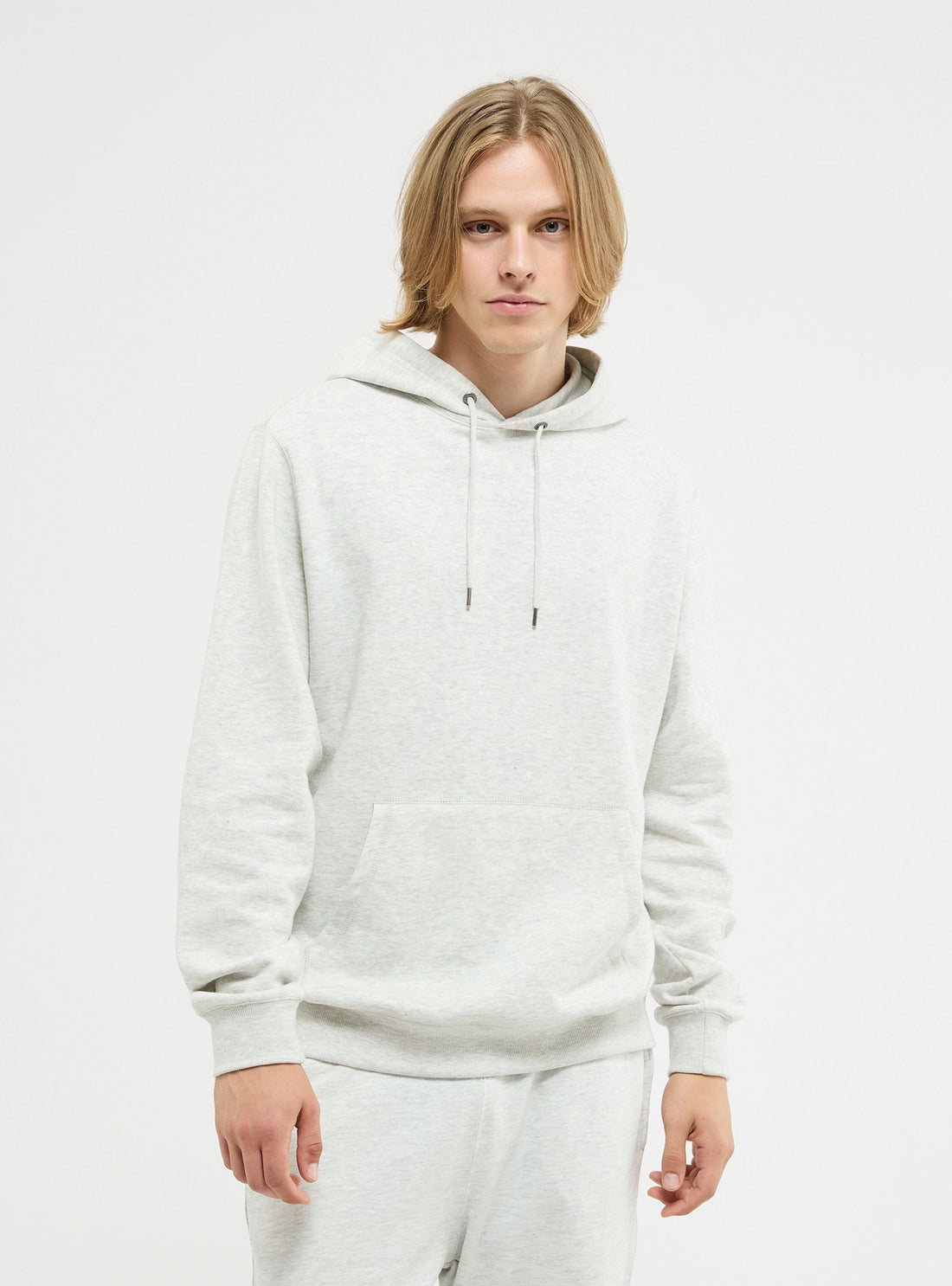 Felpa pesante con cappuccio basica