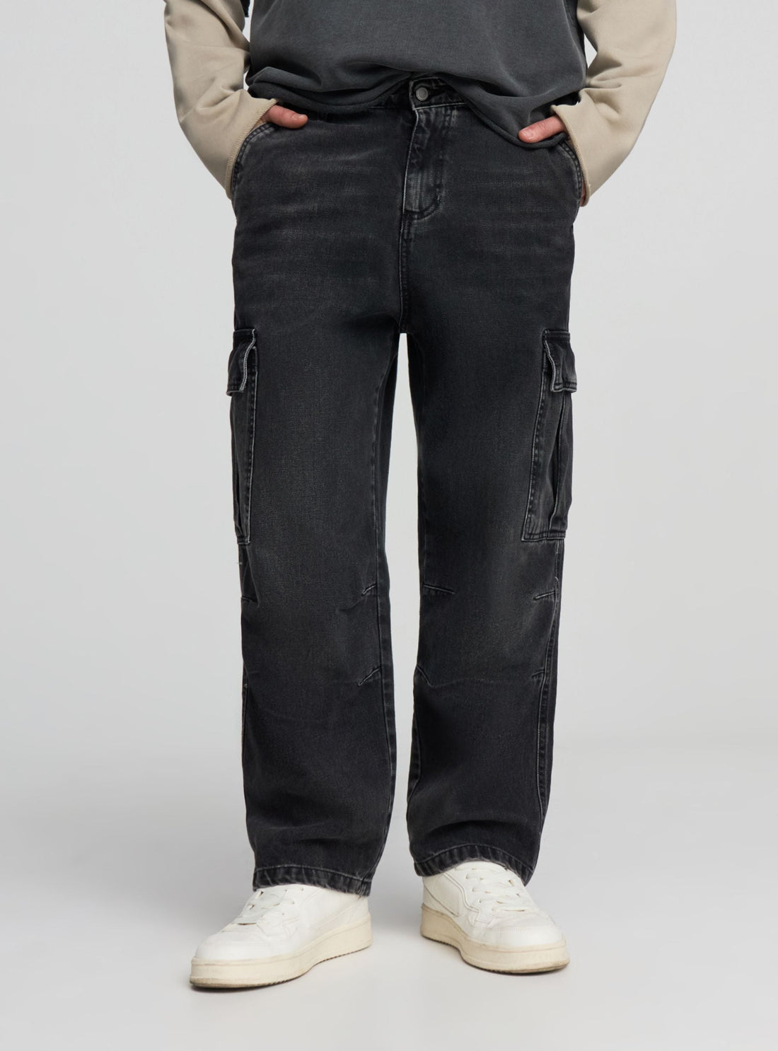Jeans cargo superbaggy