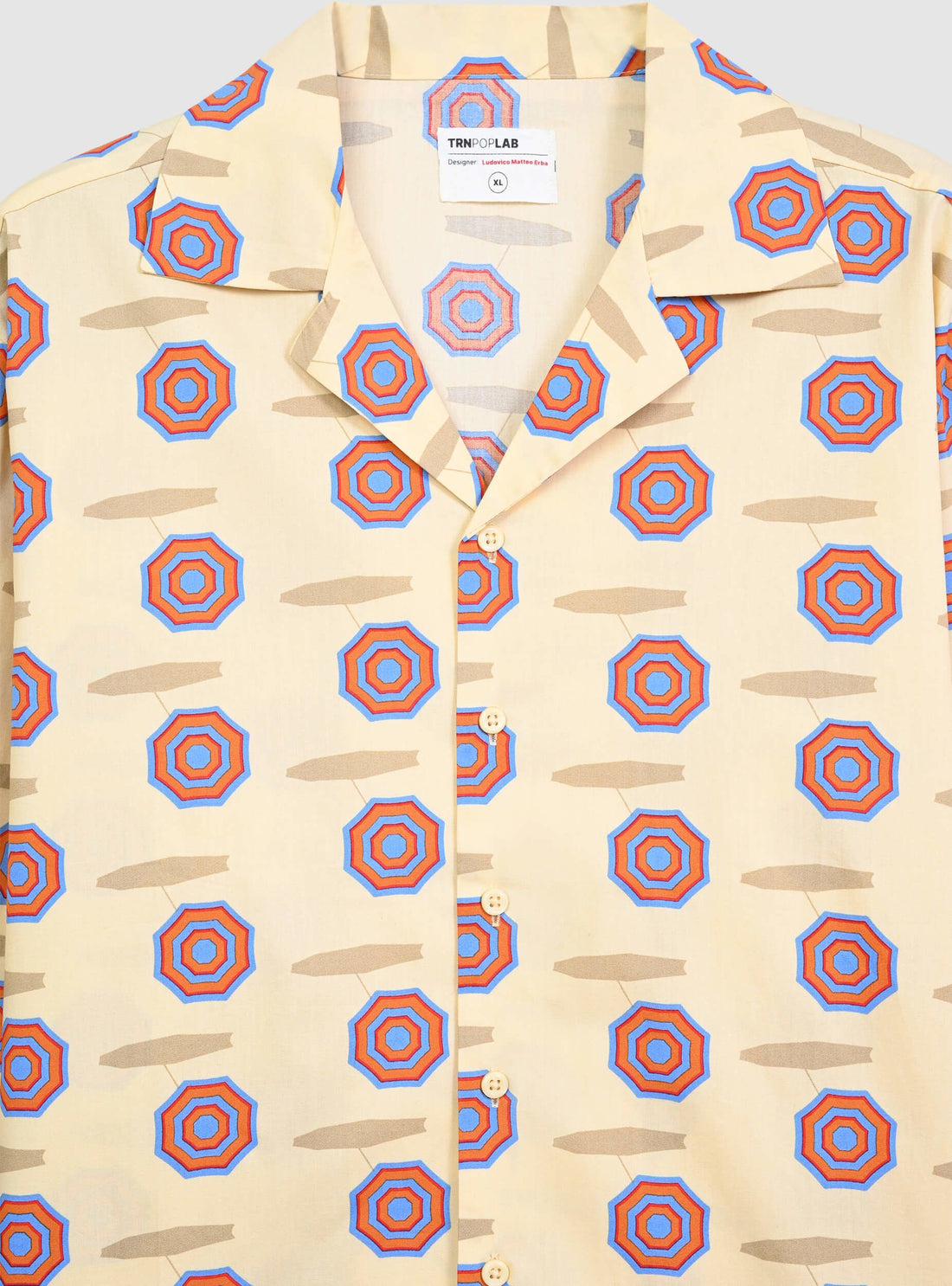 Camicia bowling fantasia ombrelloni TRNPOPLAB