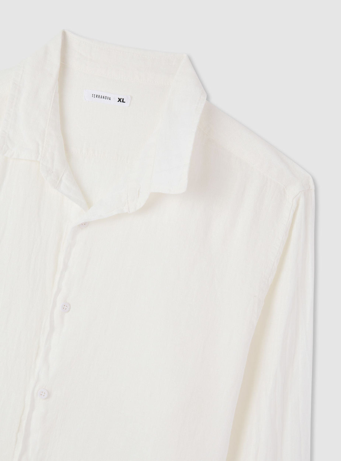 Camicia a maniche lunghe tinta unita