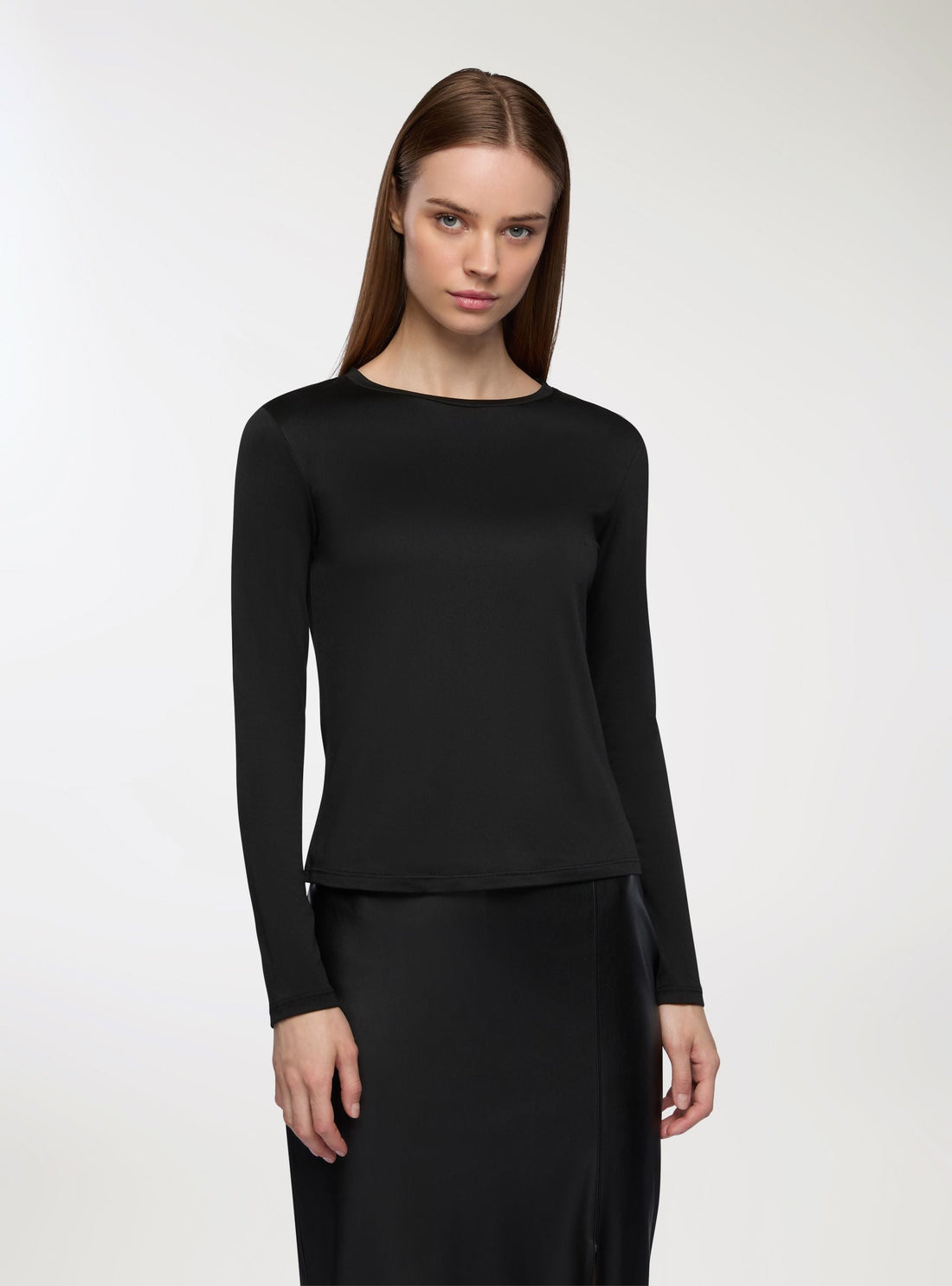 T-shirt basic tessuto caldo