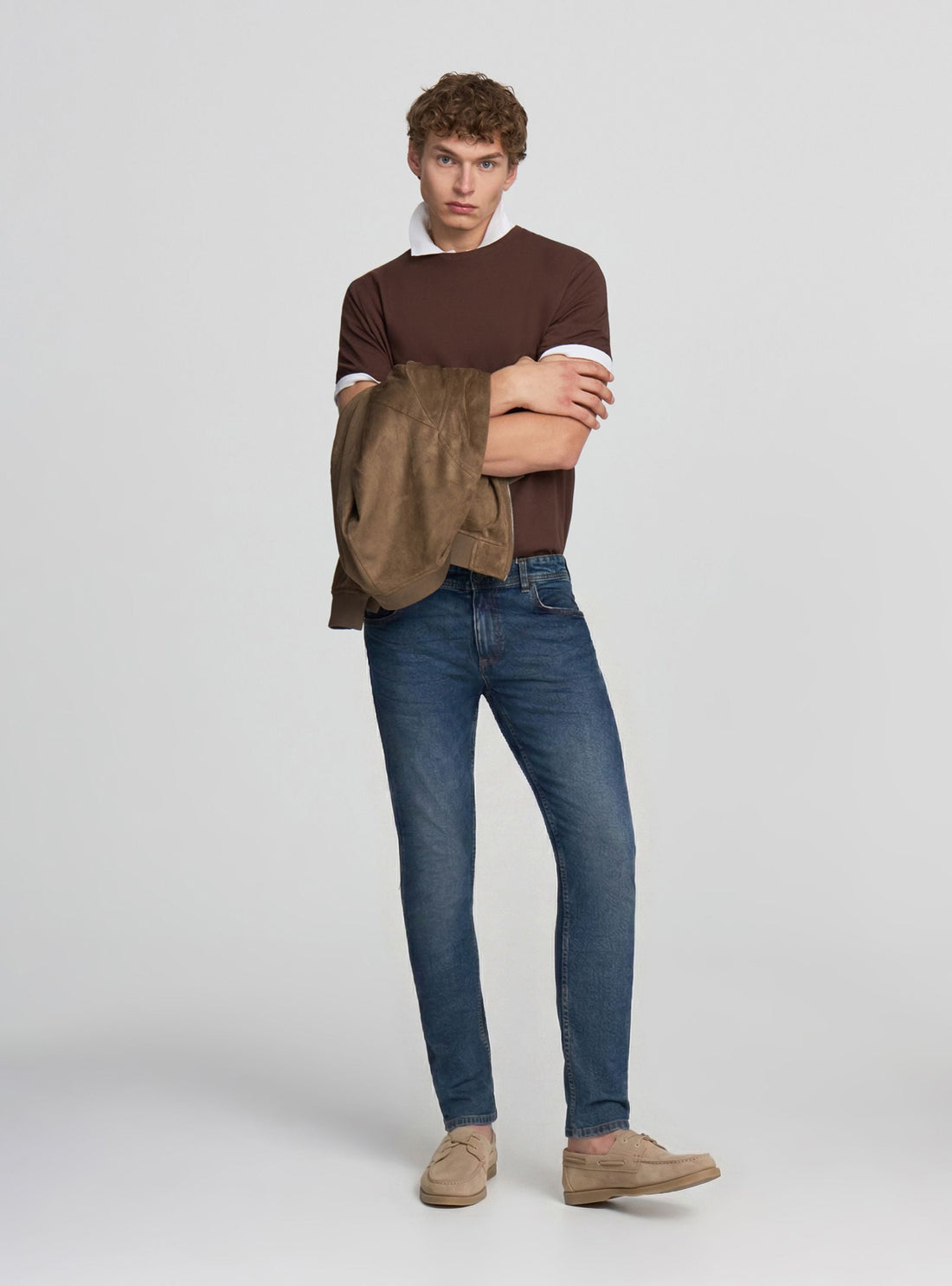 Jeans scuri regular fit