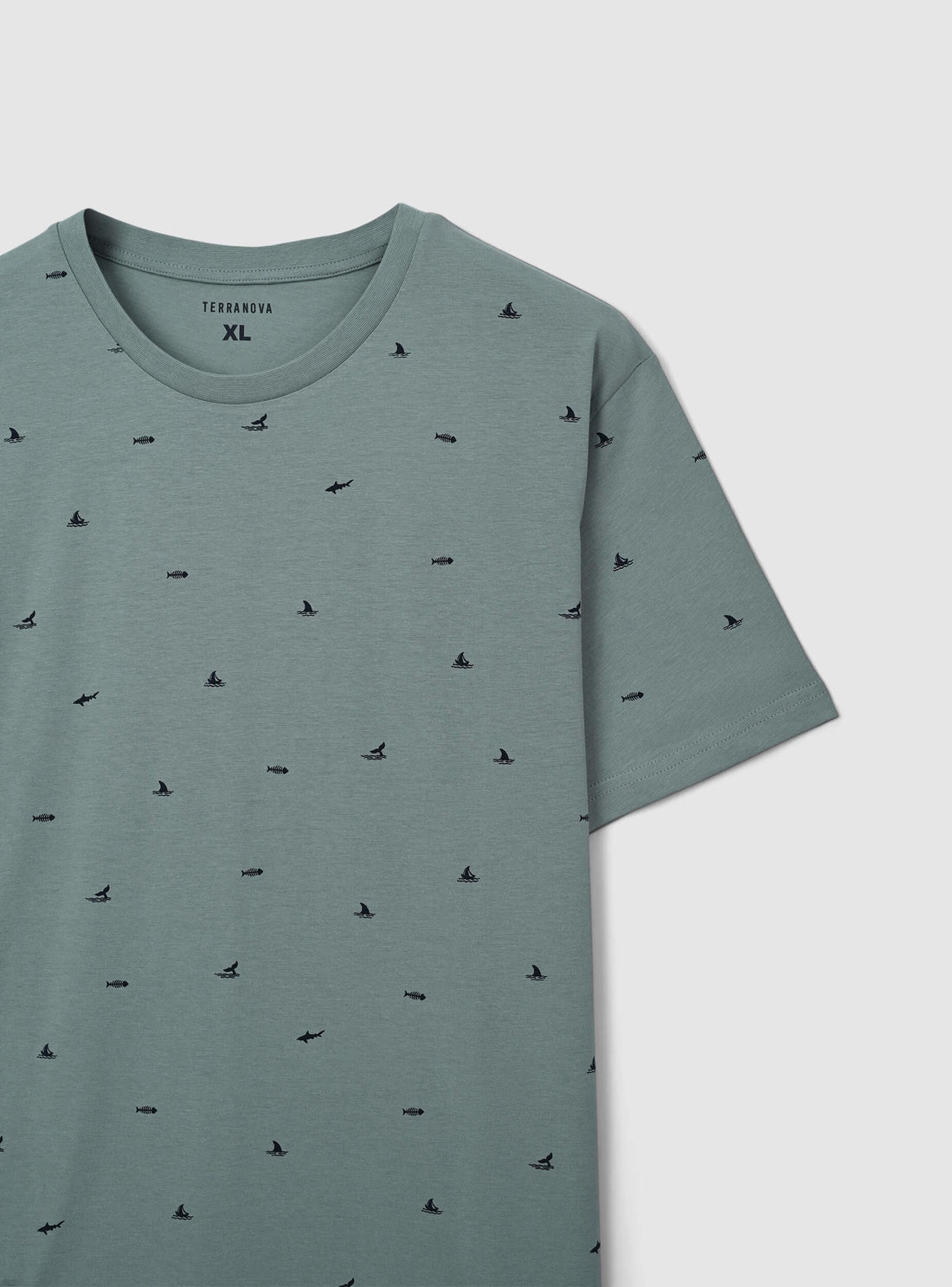 T-shirt microfantasia tema mare
