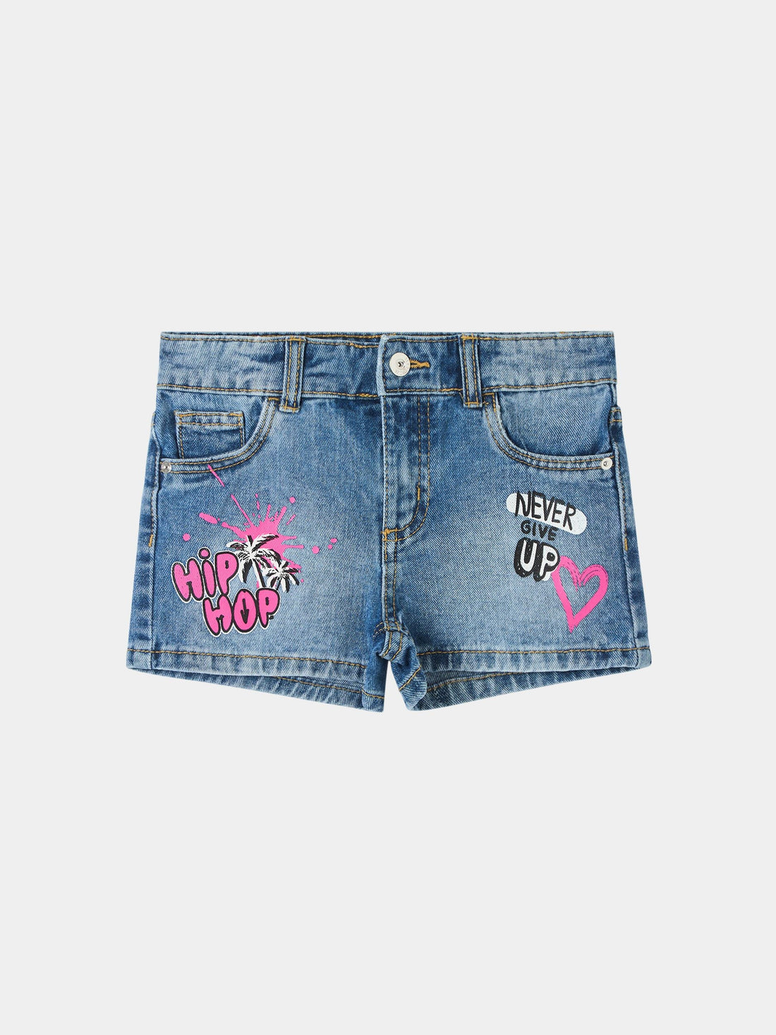 Shorts jeans stampe graffiti