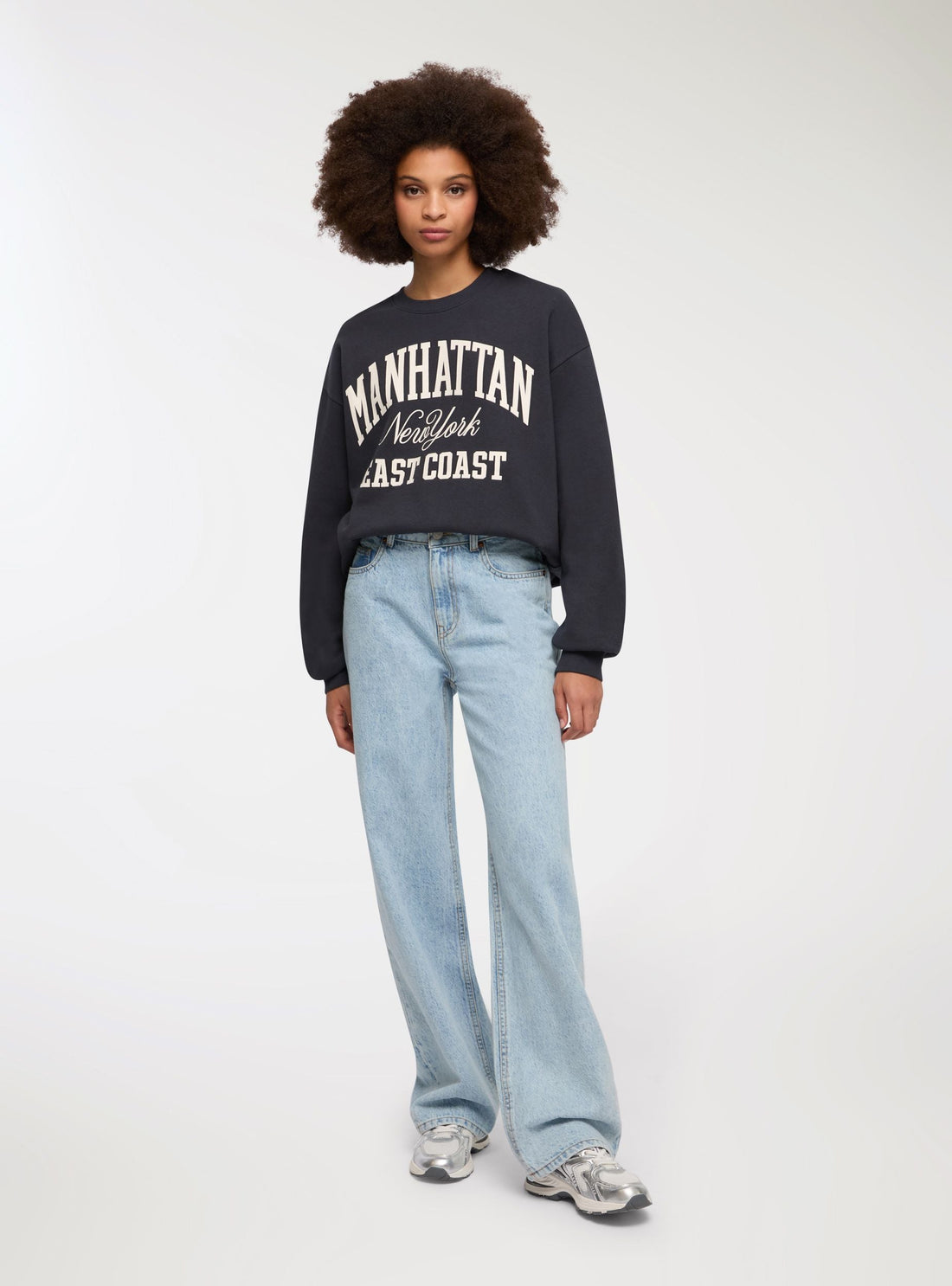 Jeans chiari wide leg