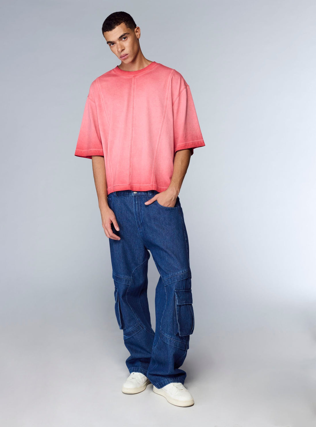 Jeans cargo oversize TRNPOPLAB