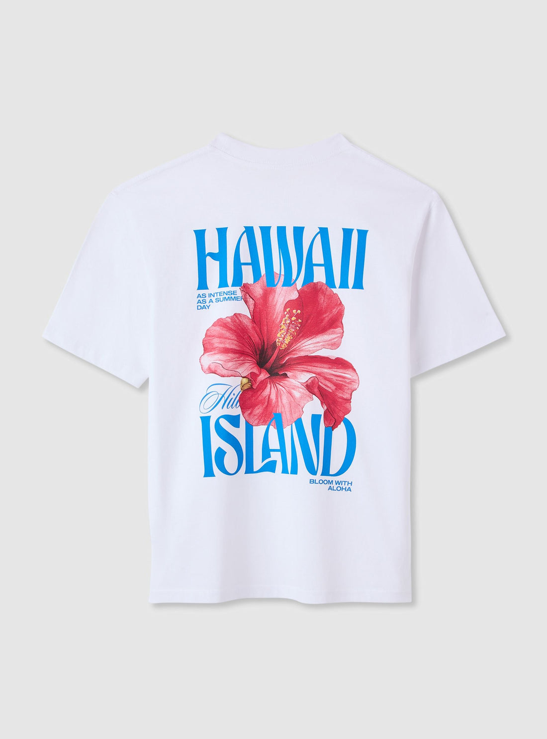 T-shirt ampia con stampa fronte e retro