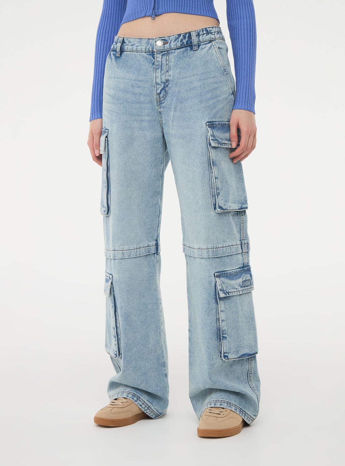 Jeans cargo multipocket