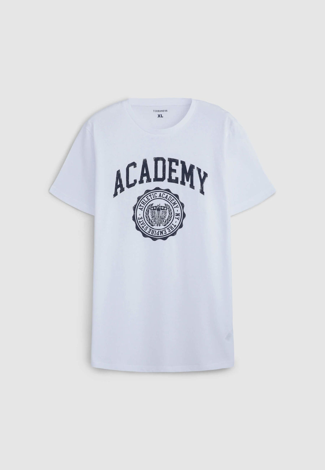 T-shirt con stampa stile college