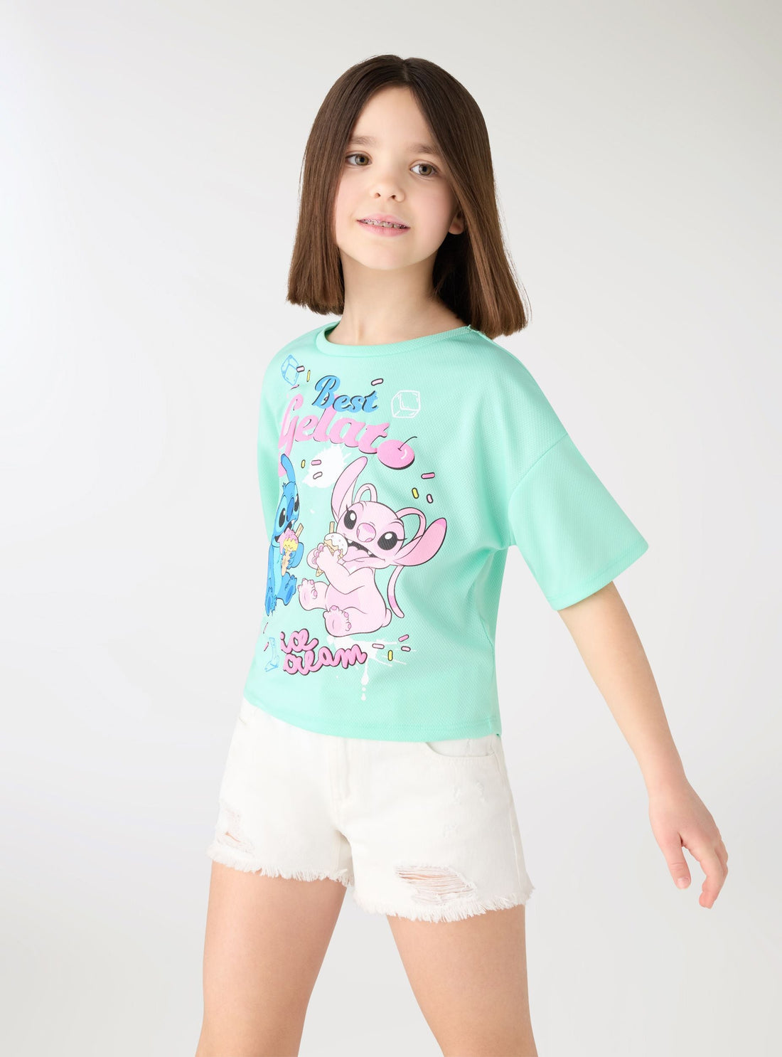 T-shirt con stampa Stitch®