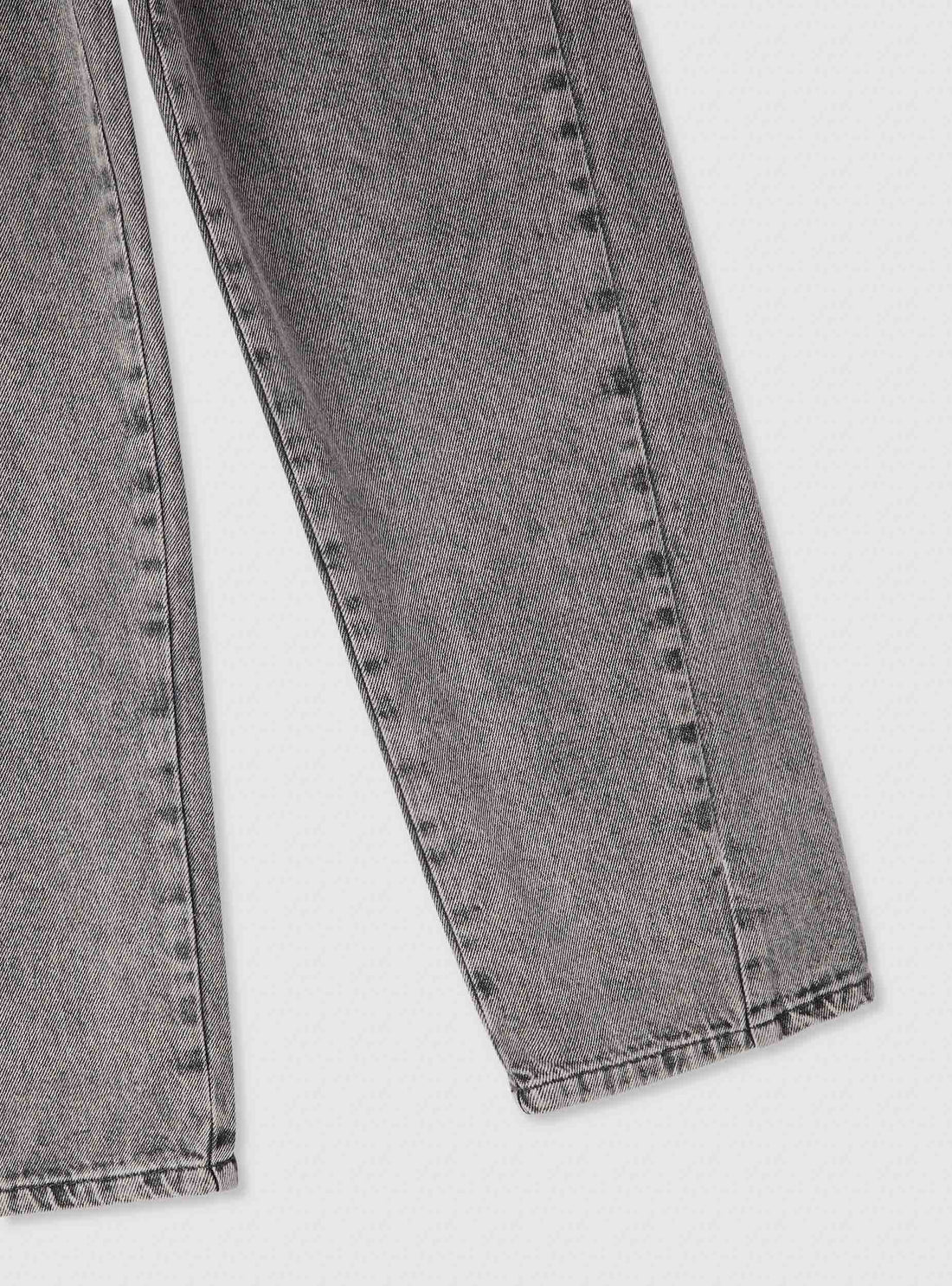 Jeans straight a tinta unita