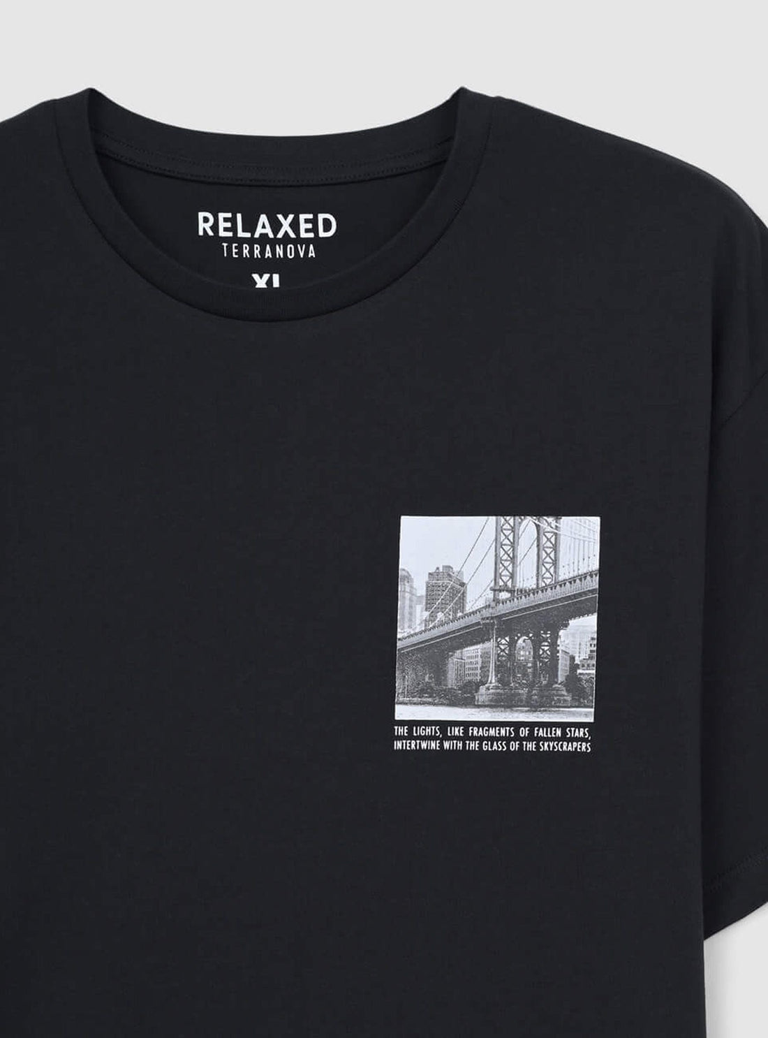 T-shirt stampa città fronte/retro