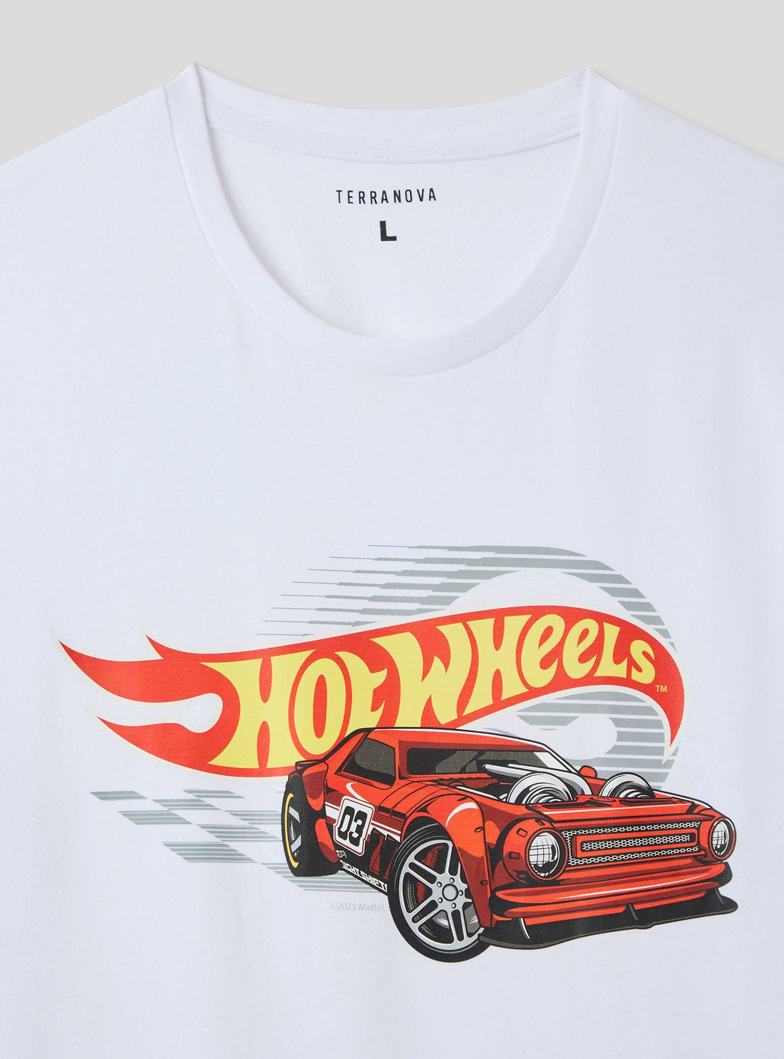T-shirt con stampa Hot Wheels® uomo