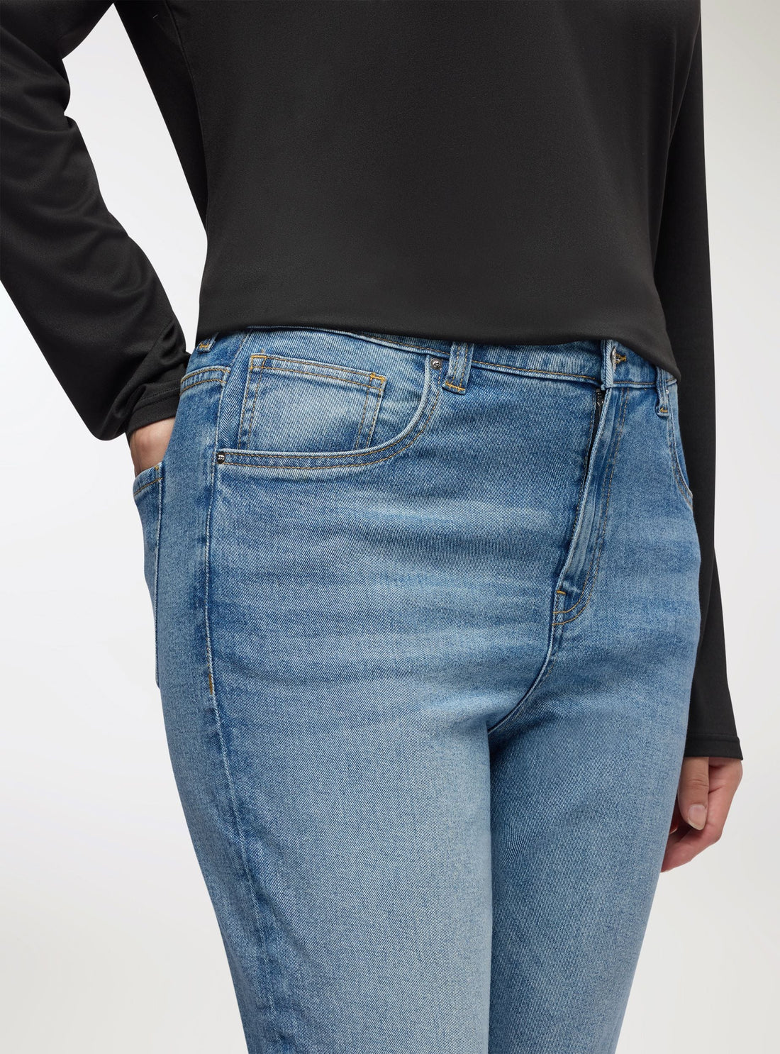 Jeans mom fit cinque tasche