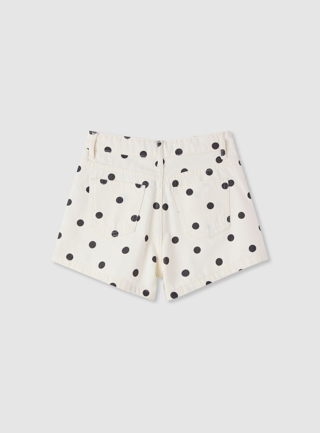 Shorts jeans a pois