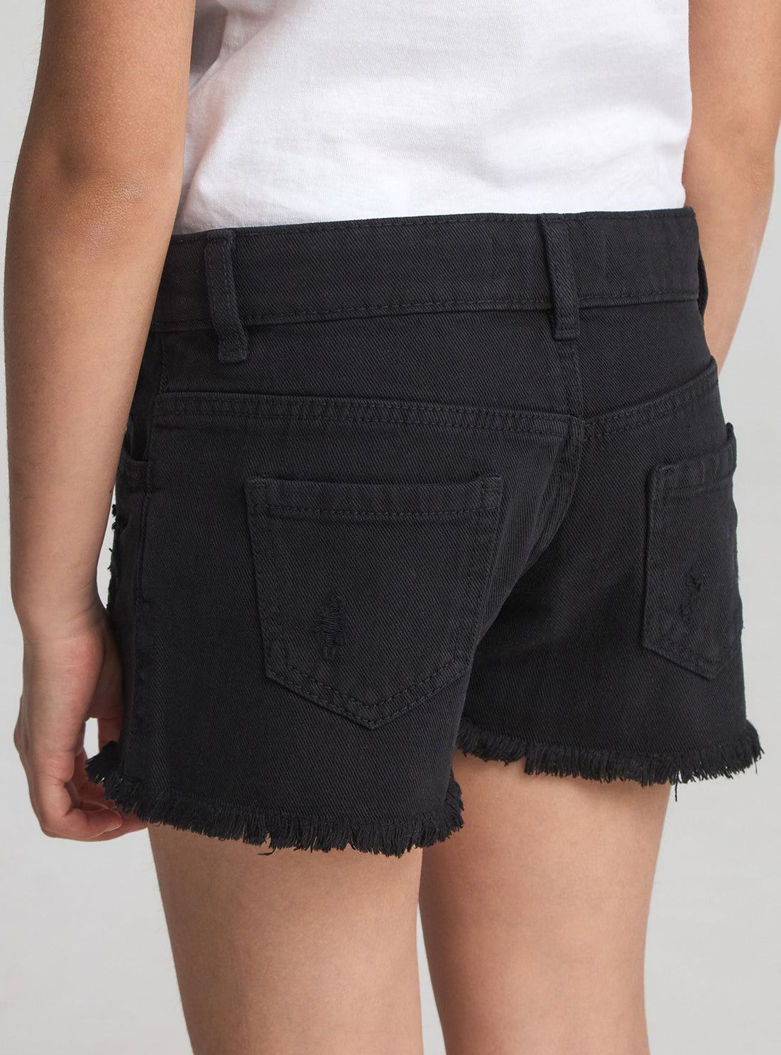 Shorts jeans con strappi