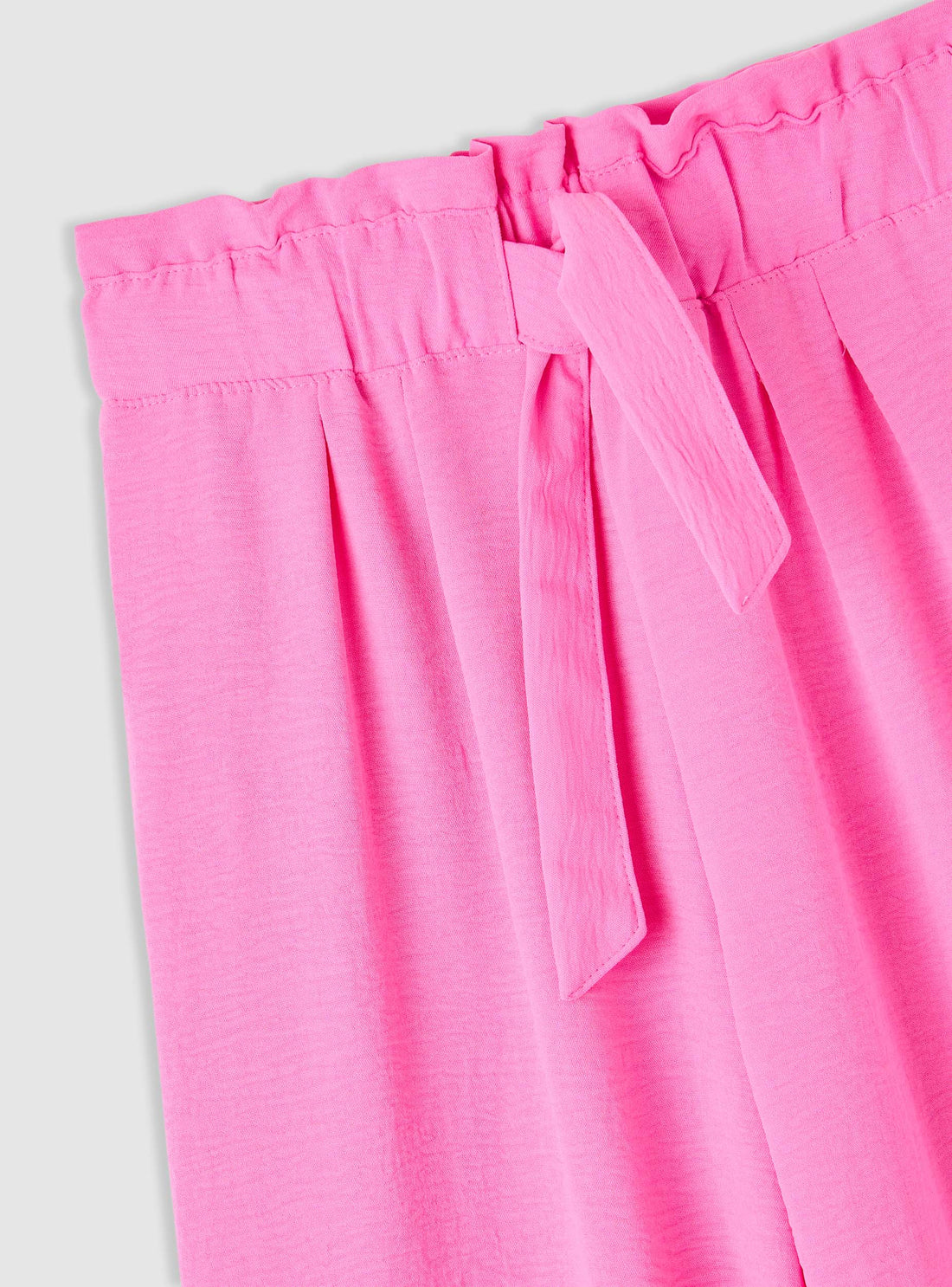 Pantaloni wide leg con coulisse