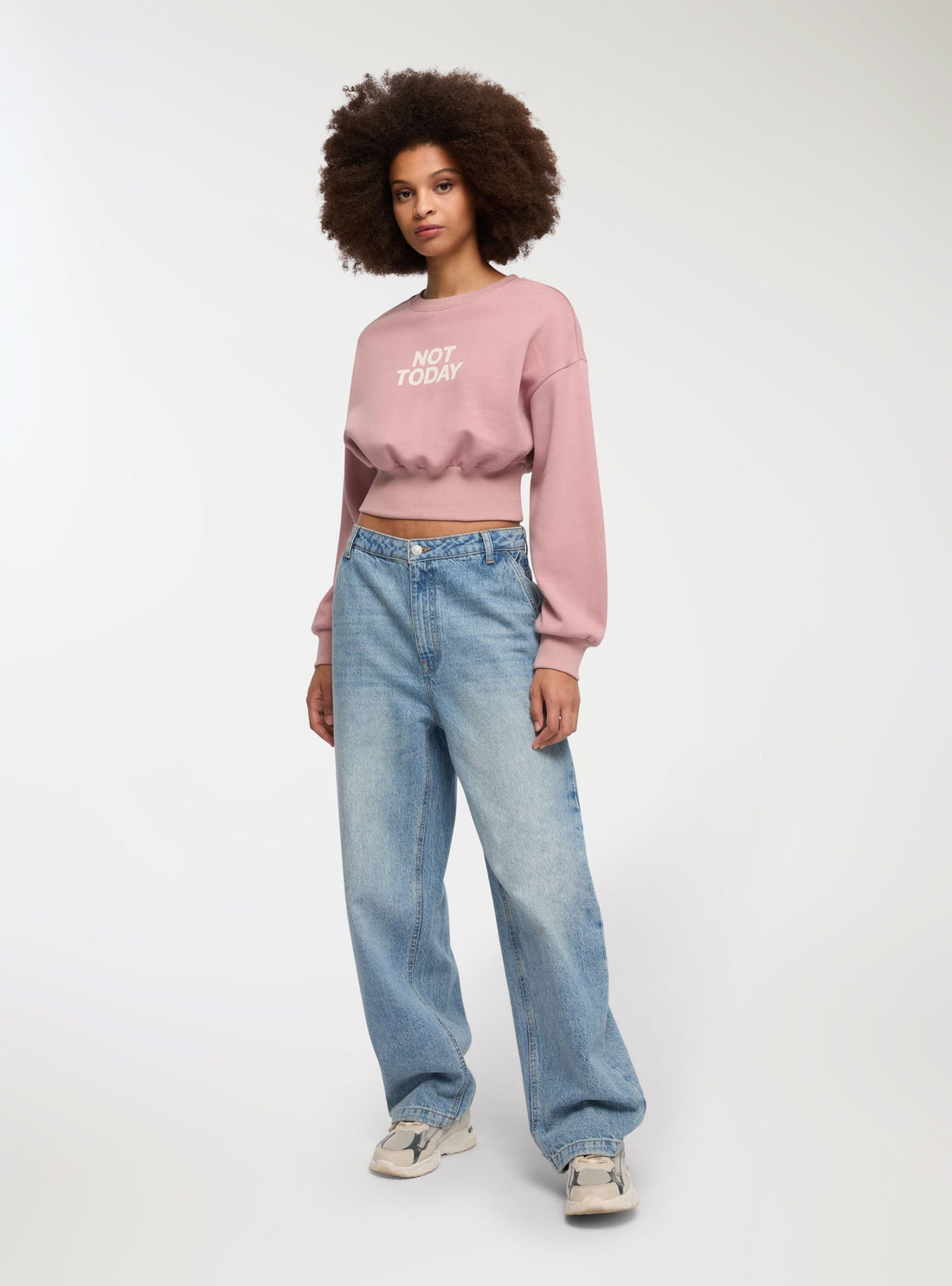 Jeans baggy tasche oblique