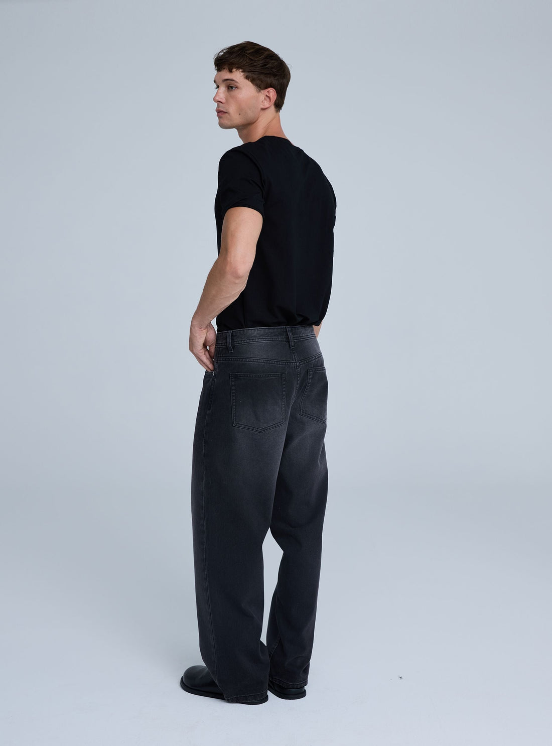 Jeans super baggy a cinque tasche